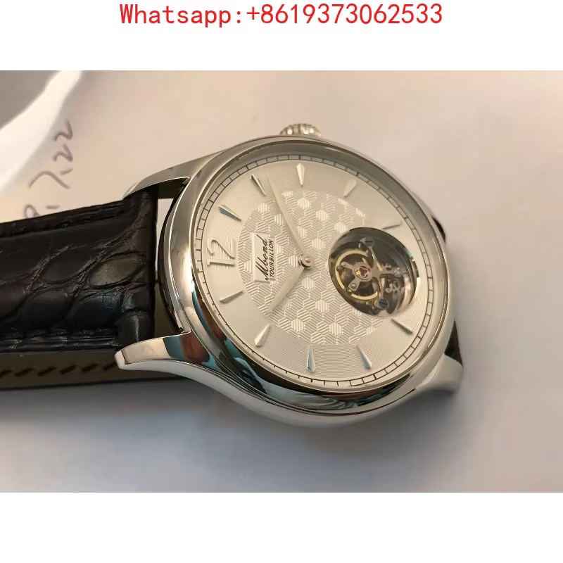ST8000 Tourbillon Movement! American Alligator Leather Belt Watch Men's Mechanical Watch Sapphire