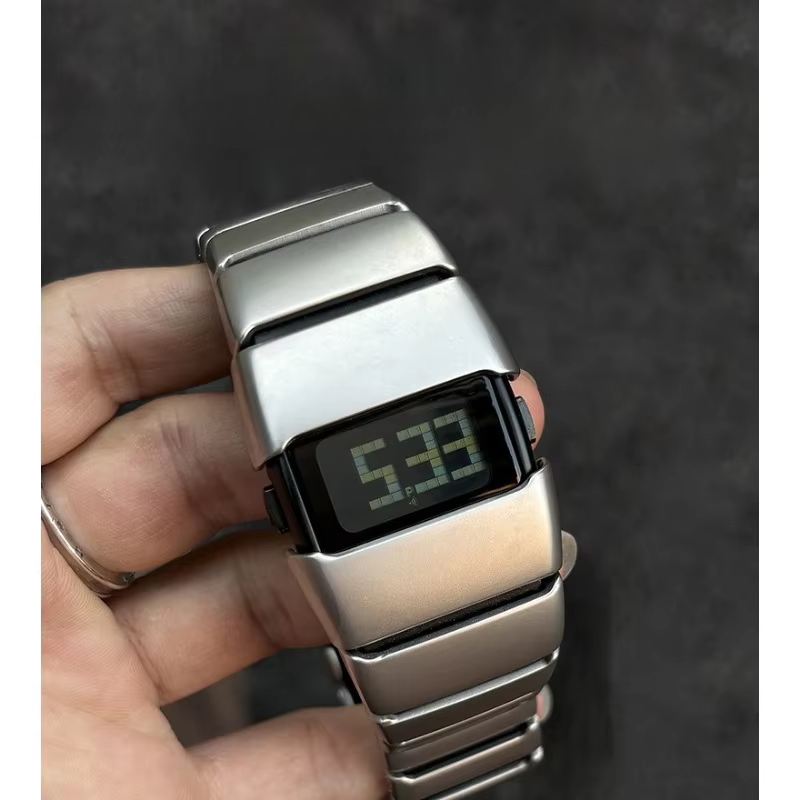 Y2K Special-shaped Original Design Watch Men's and Women's American Trend Watch Stainless Steel Case Stainless Steel Strap