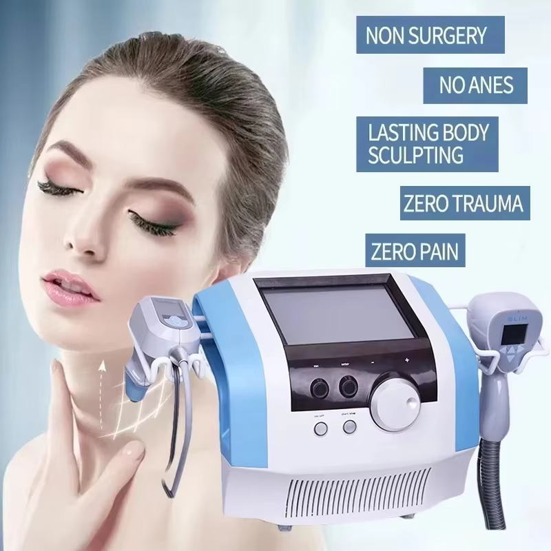New RF Ultra 2 IN 1 360 Body Contouring Cellulite Reduction Face Skin Rejuvenation Tightening Machine 2024