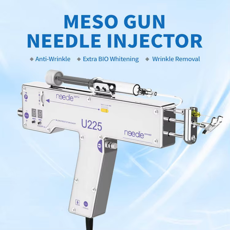 Injector Mesotherapy U225 Facial Lifting Device Meso PRP Mesotherapy Gun Needle Free Skin Rejuvenation Mesogun Machine