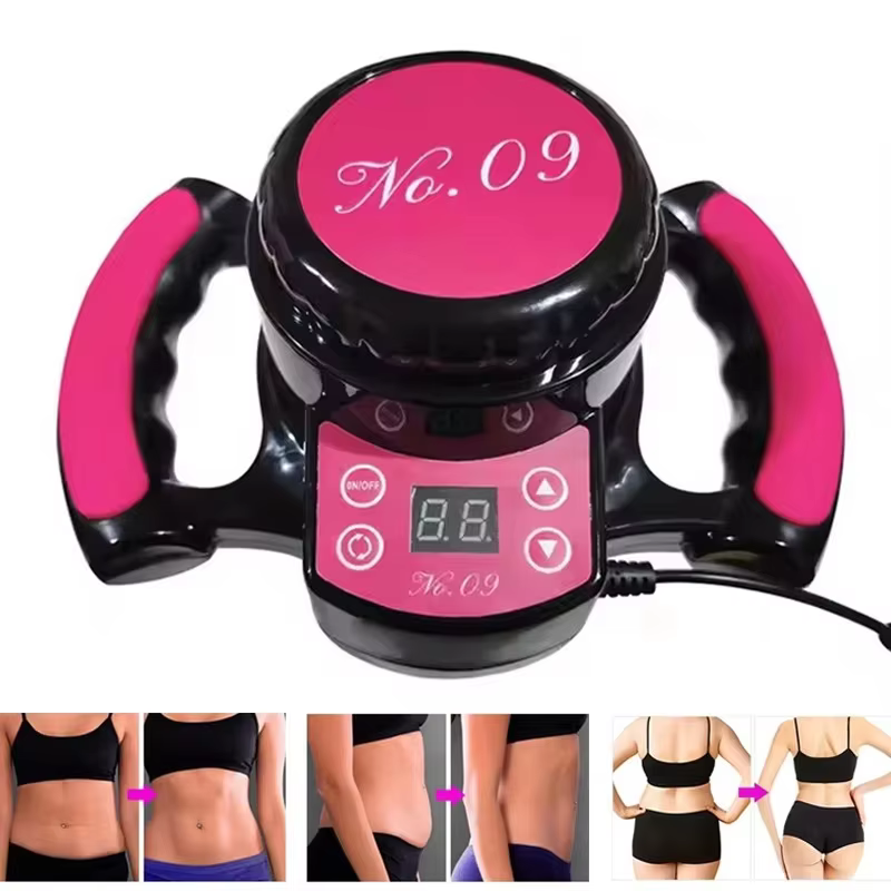 Novo Massageador Vibratório Portátil 360 para Fitness, Redução de Celulite, Relaxamento Muscular, Levantamento de Glúteos e Modelagem Corporal