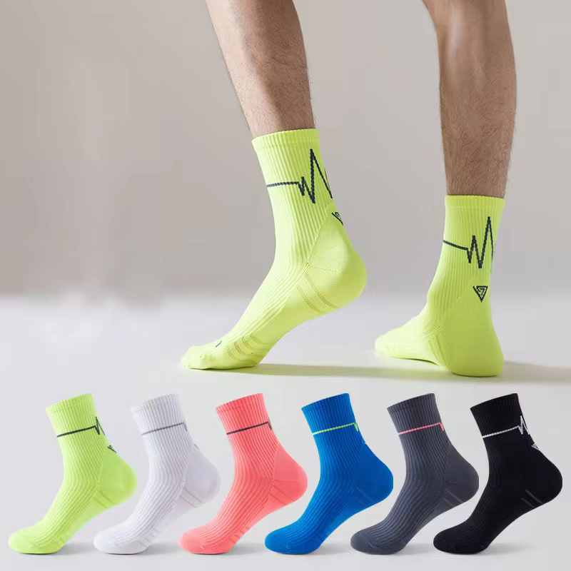 1/3/10 Pairs Professional Running Socks Men's Women Marathon Whiteline Cycling Socks Men Lady Sport Running Sports Socks