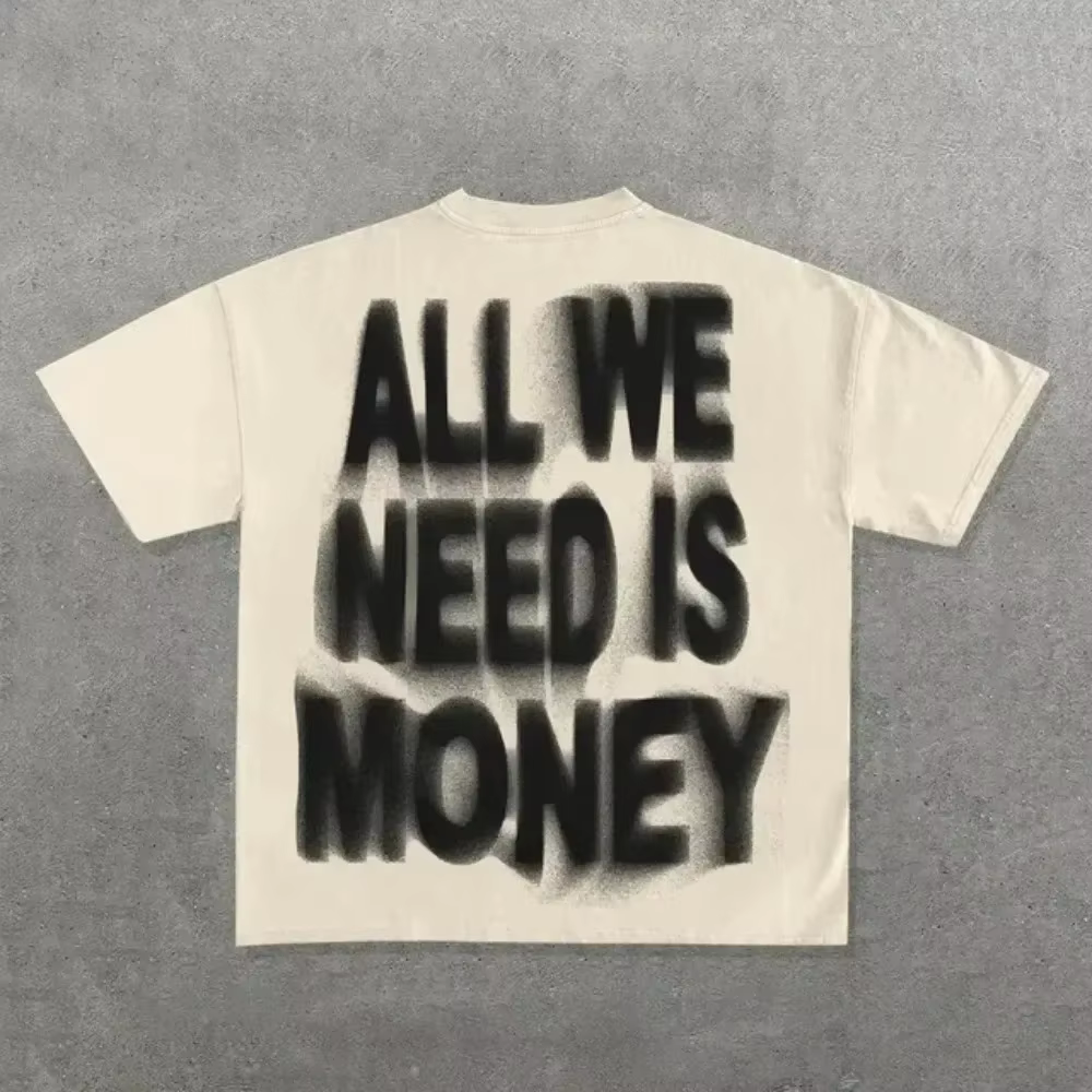 Ins Streetwear Y2k T Shirt Mens Harajuku Hip Hop Graphic Print Casual Cotton Round Neck TShirt Women Gothic Short Sleeve Tops