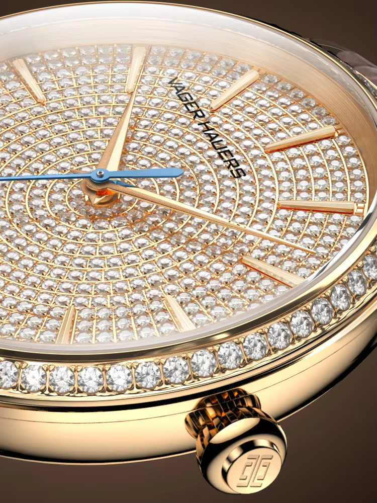 New Year's gift watch men's mechanical watch automatic real diamond gypsy business waterproof men's watch