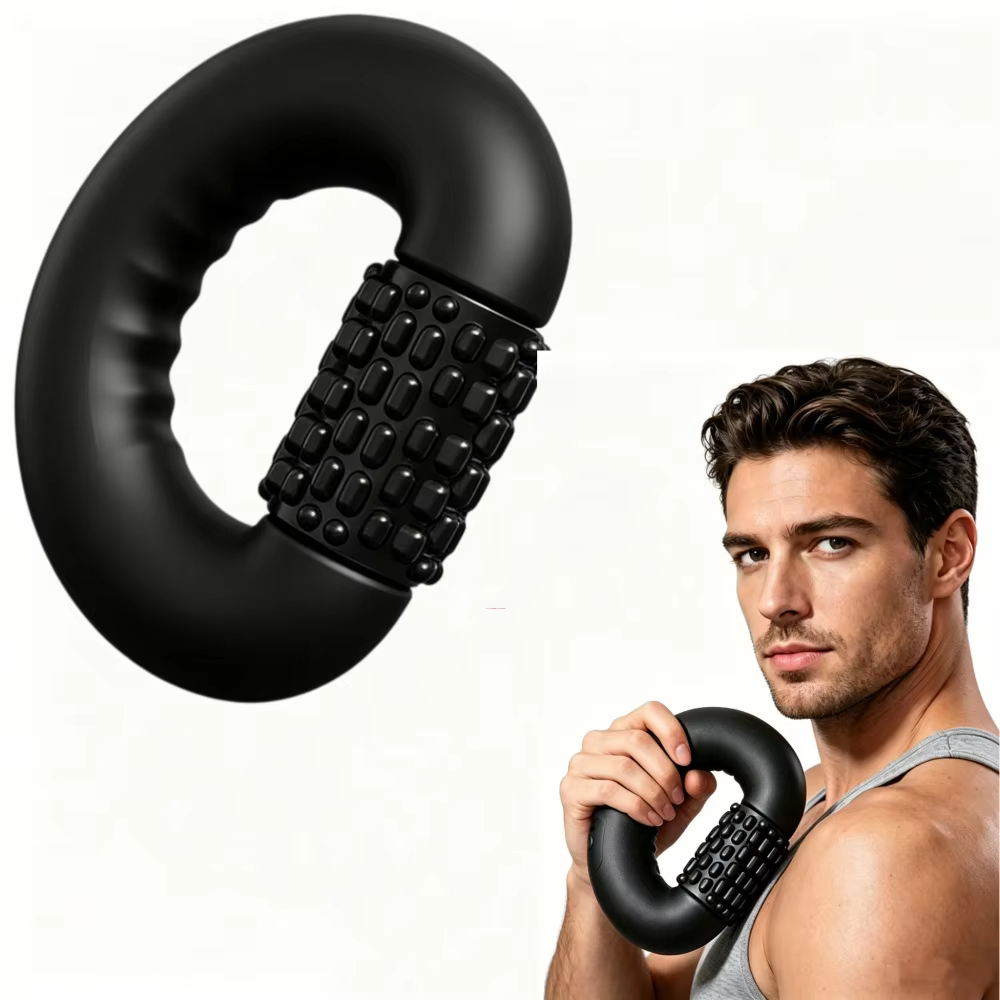 Electric Roller Body Massager 3 Adjustable Intensity Vibration for Deep Tissue Massage Fascial Relaxation Muscle Recovery