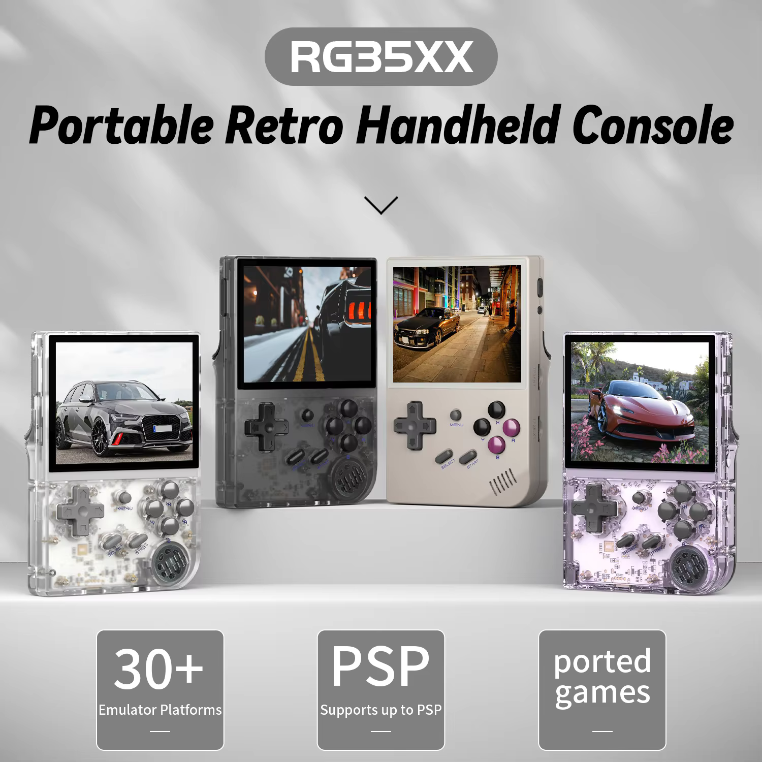 ANBERNIC RG35XX Retro New Updated 3.5-inch IPS Video Game Handheld Game Console With Linux System H700 quad-core ARM Cortex-A53
