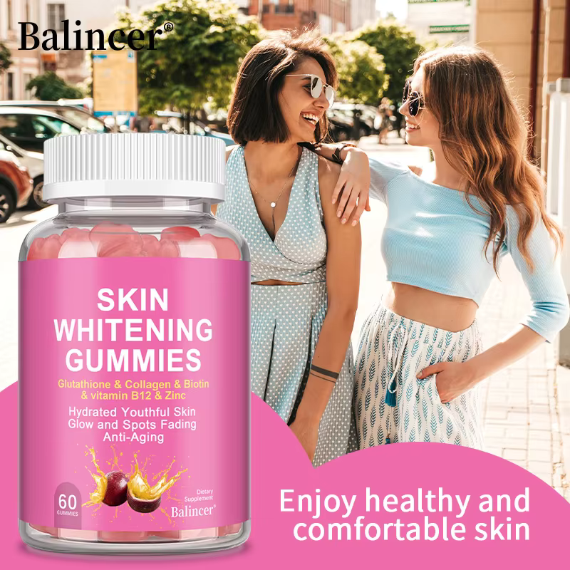 Glutathione Gummies,Containing Vitamin C and Antioxidants,Whiten Skin,Promote Healthy Joints,Hair,and Nails,and Purify Skin