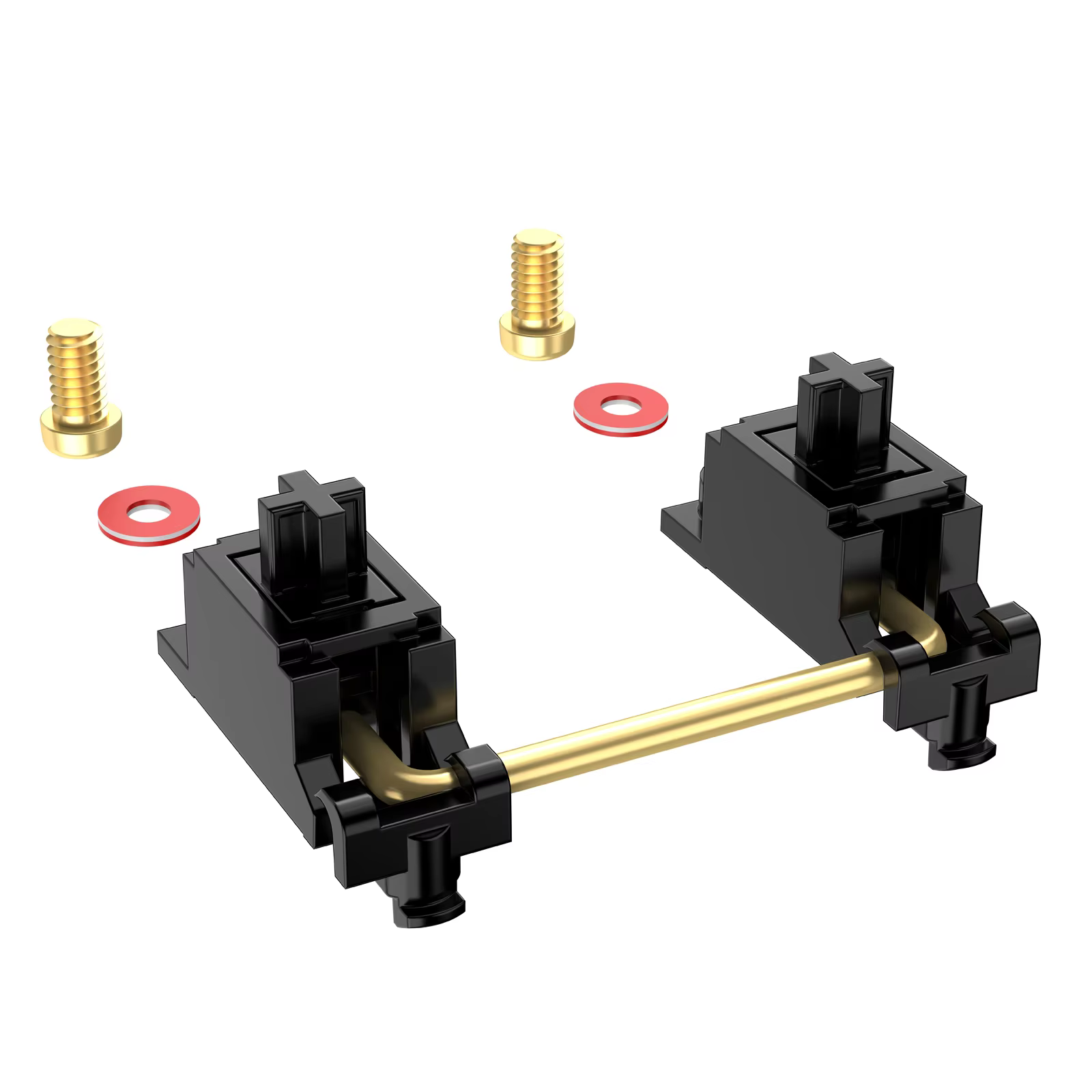 DUROCK Screw in Stabilizers V3 Black Gold Nero PCB Mount Stabilizers 2u 3u 6u 6.25u 7u Wires Spacebar Stabs Keyboard Stabilizers