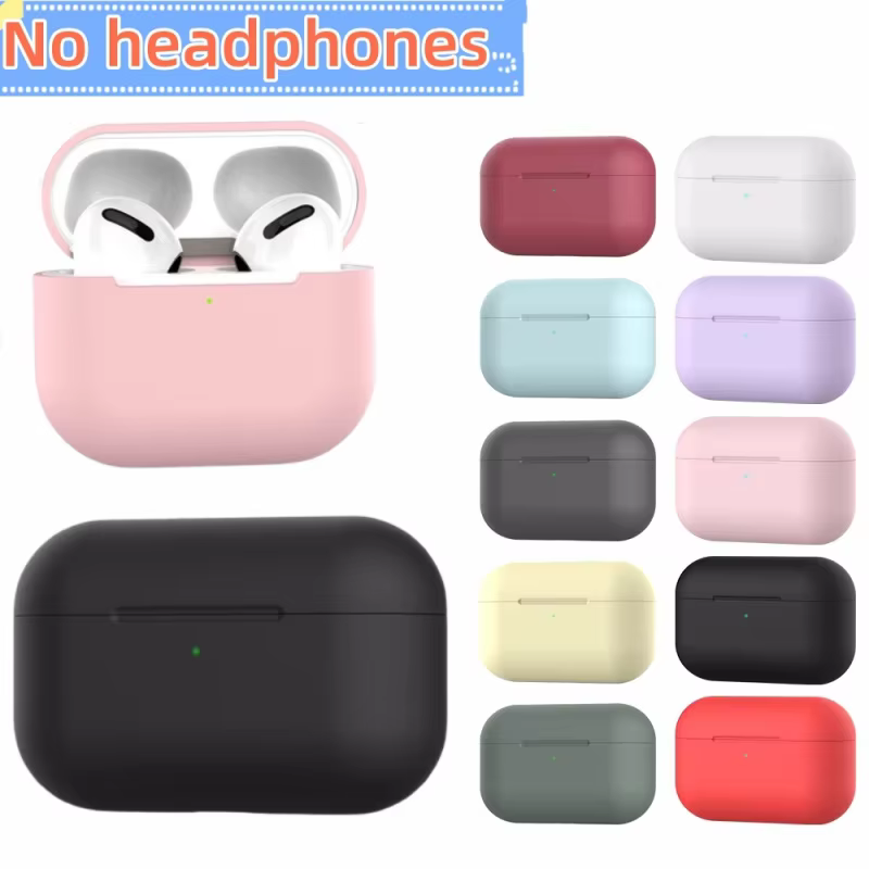 Silikon hülle für Apple AirPods Pro1/2 für Air Pods1/2/3 Bluetooth-Gehäuse-Kopfhörer-Zubehör (ohne Kopfhörer)