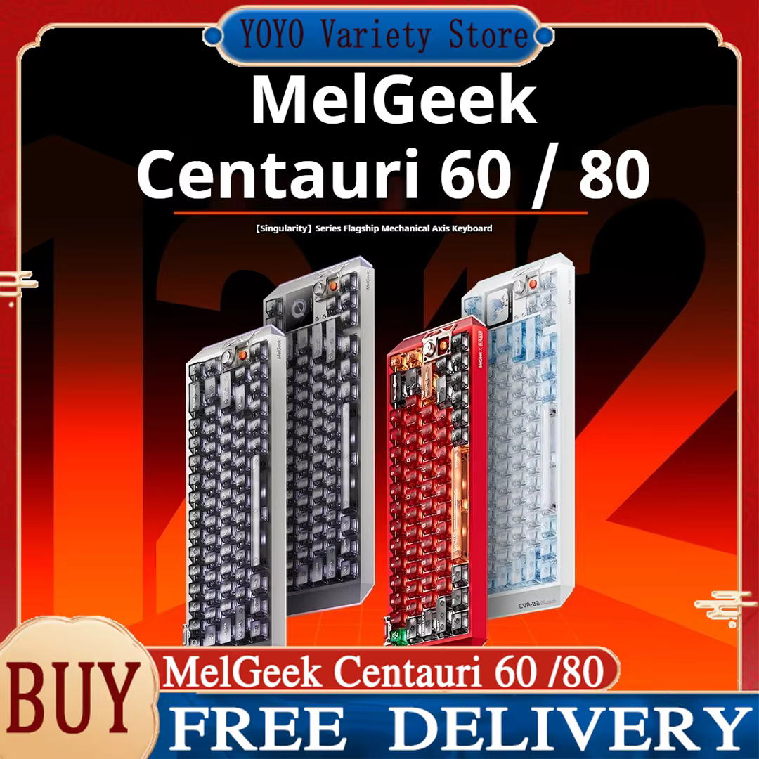 MelGeek Centauri 60 /80 Custom Magnetic Switch Esports Gaming Keyboard Valorant Recommended Hot Swappable For Gamers