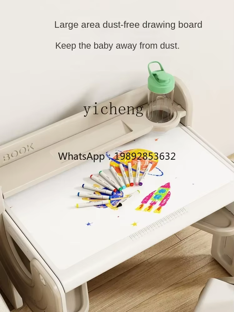 Mesa de estudo das crianças mesa do bebê prancheta de desenho do bebê mesa multifuncional terno de mesa de amendoim