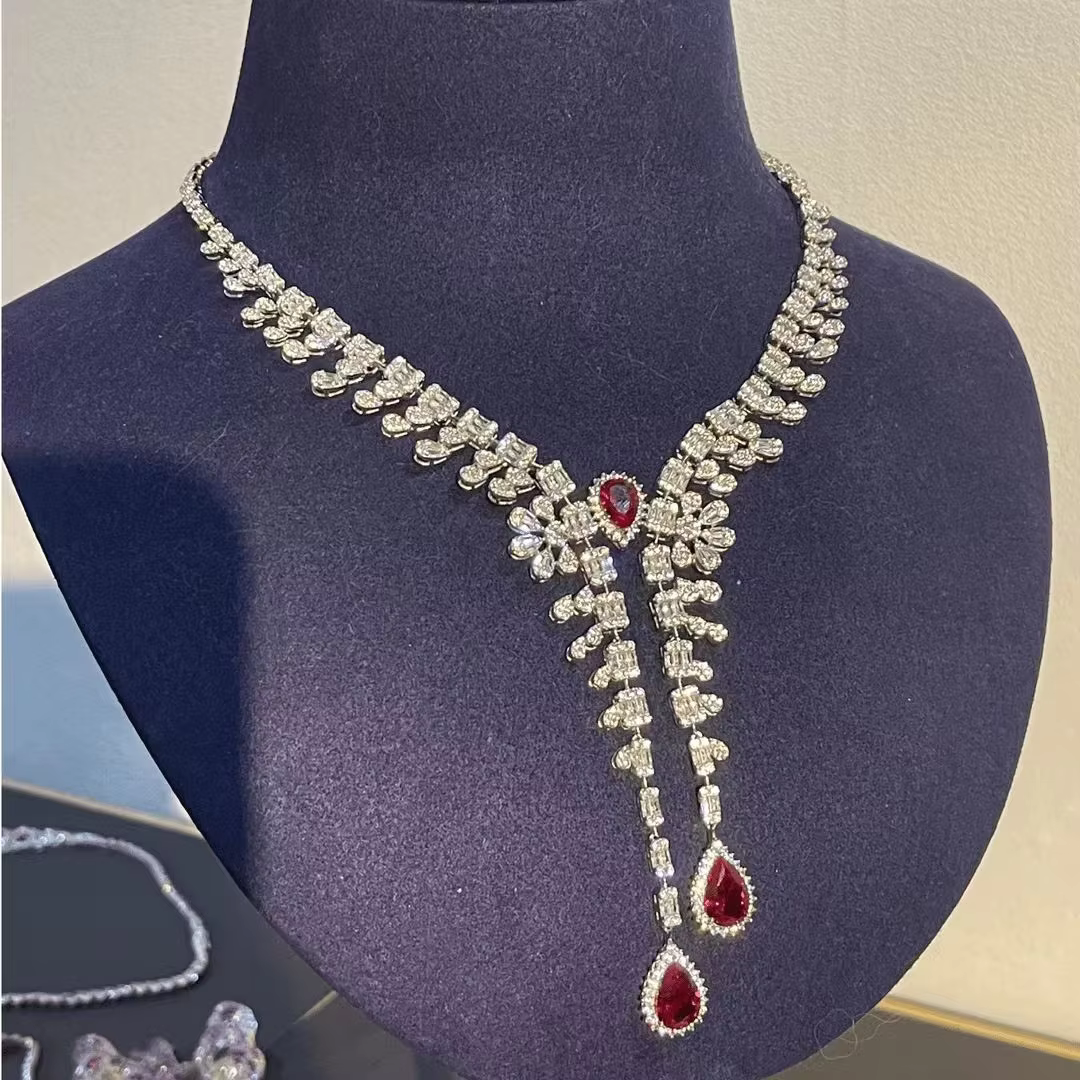 ZOCA-925 Sterling Silver Necklace for Women, Luxury Fashion, Lady's Necklaces, Wedding Party, Fine Jewelry