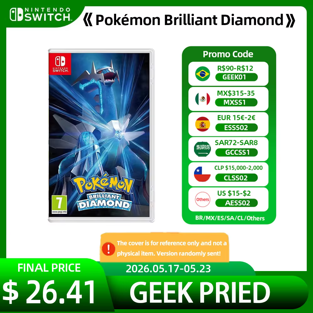 Pokemon Brilliant Diamond Stander Edition - Nintendo Switch Game Deals  Games Cartridge Physical Card 6.7 GB Nintendo Games