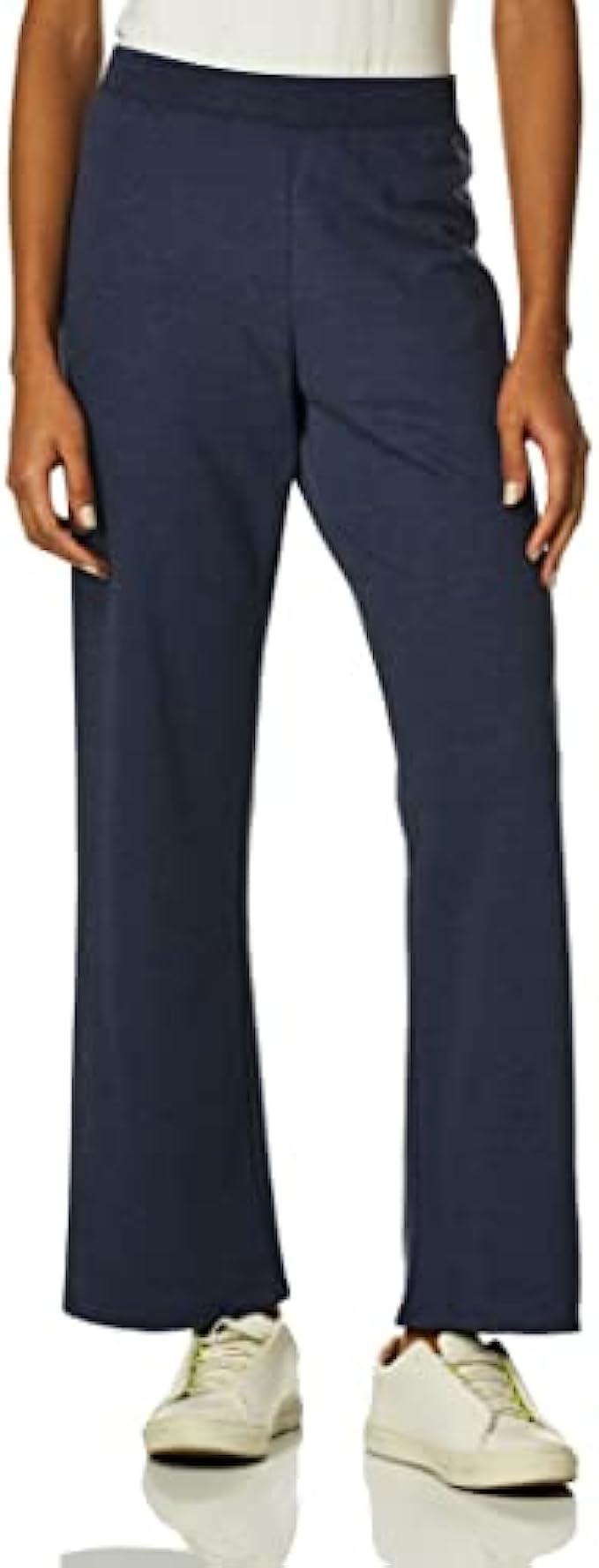 Hanes Women’s EcoSmart Petite Open Bottom Leg Sweatpants