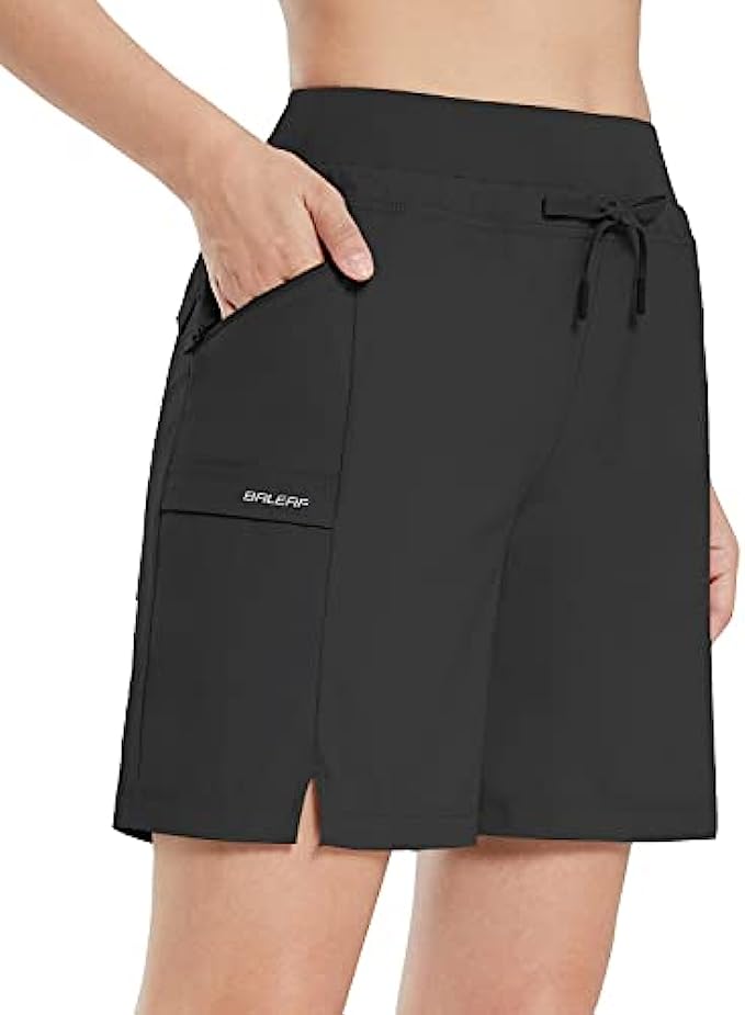 BALEAF Women’s Shorts 7" Hiking Summer Shorts Quick Dry Lightweight Casual Shorts UPF 50+ for Golf, Travel, Athletic