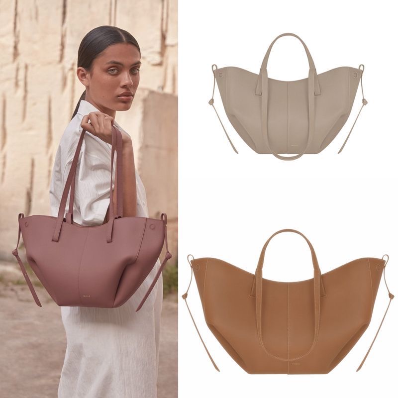 Leather Tote Bag French minority design POLEN * large capacity women’s bag