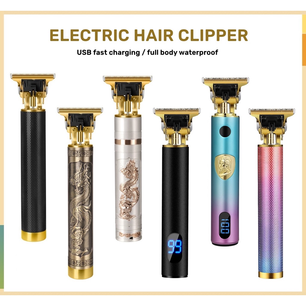 【LOCAL STOCK】Electric Hair Clipper Rechargeable Hair Trimmer Beard Trimmer Barber Haircut Tools Children’s Hair Clipper