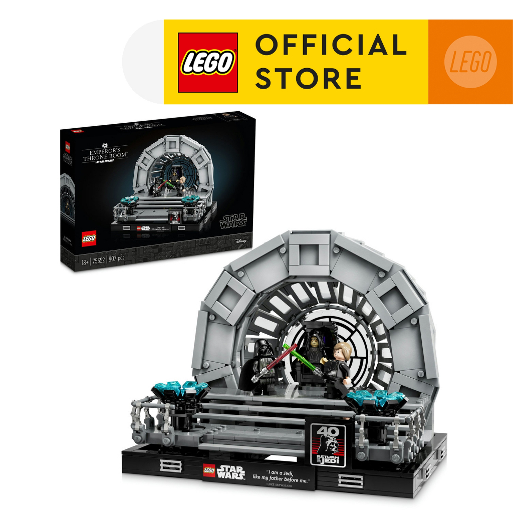 LEGO Star Wars 75352 Emperor’s Throne Room Diorama Building Toys Set (807 Pieces)