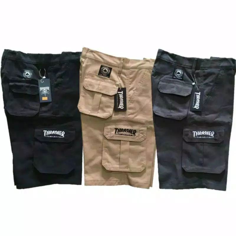 Men’s Mountain Cargo Shorts PDL Army Motif Mma Casual