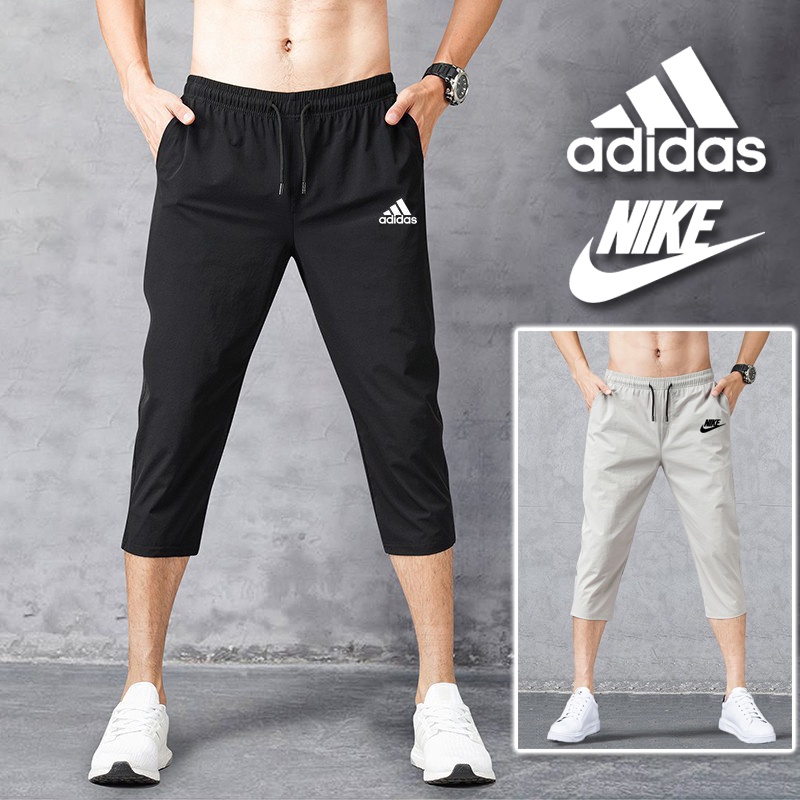 Men’s Shorts Short Pants Men Ice Silk Quarter Pants 3 Pants Three Quarter Men Pants Quarter Jogger Quarter Pants Jogger Pants Three Quarter Pants